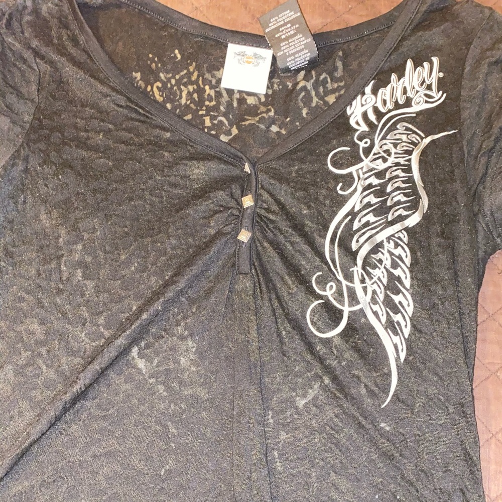 Harley Davidson burnout shirt